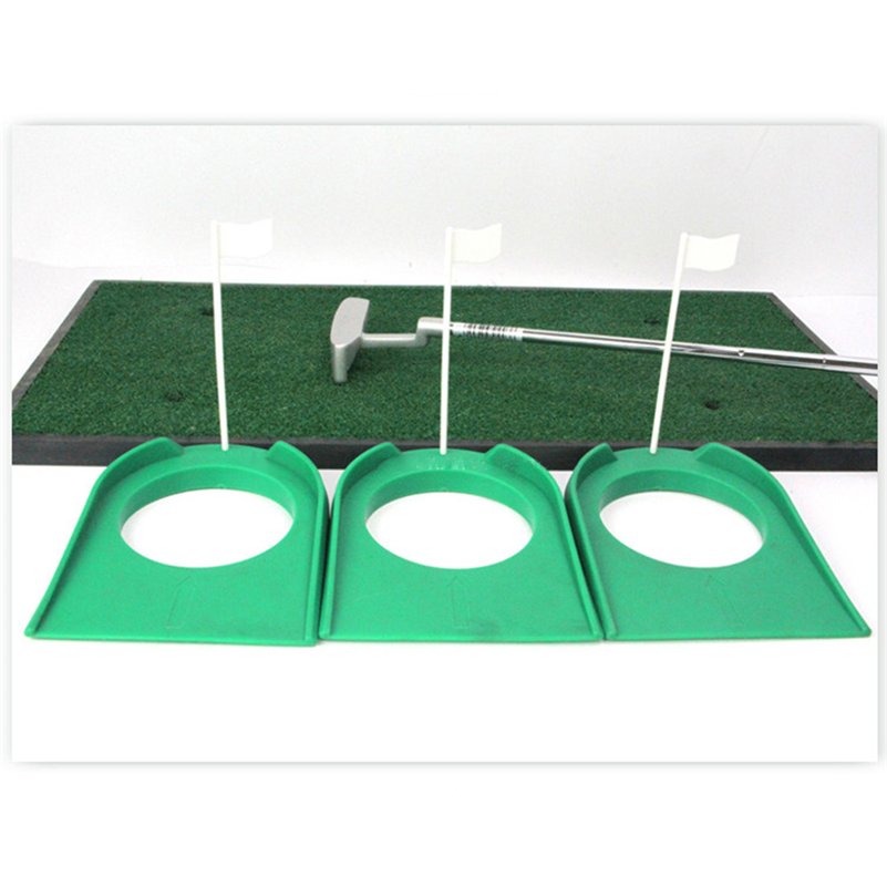 18cm Golf hole Putter Disc Home Office garage putting cup Trainer Golf Training Aids Putting Practice putting training aid flag