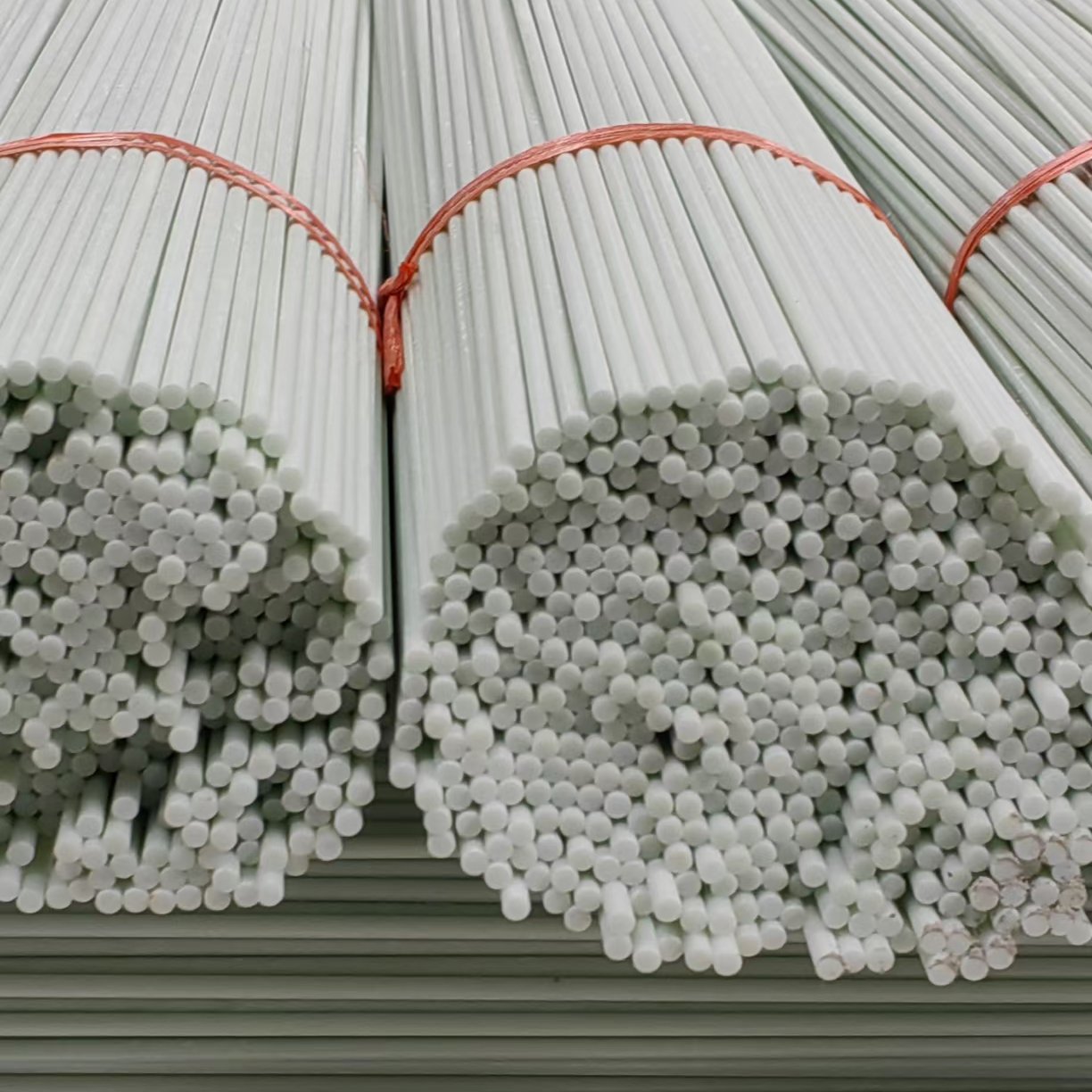 GFRP Fiberglass Rod 0.5mm 2.5mm Glass Fiber Reinforced Plastic 4mm 6mm 8mm 10mm 1 inch Flexible Fiberglass Round Solid Rod