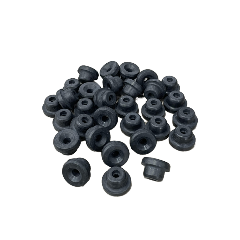 Customized Size Serrated Waterproof Silicone Rubber Industrial NBR EPDM FKM Materials Cable Grommet For Hole Seal