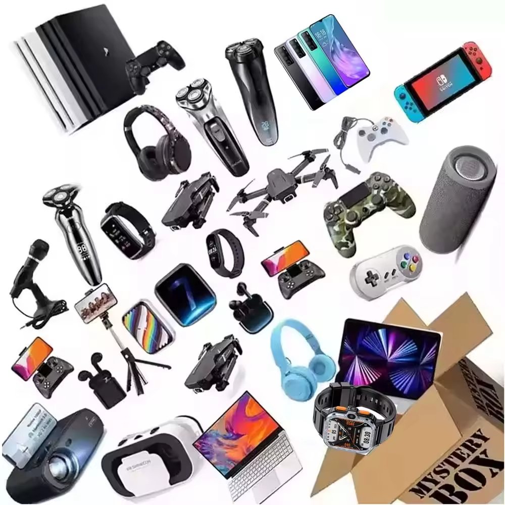 2024 Top Seller Mystery Boxes Earphone Headphones Drone Electronics Mysterious for electronic gadgets