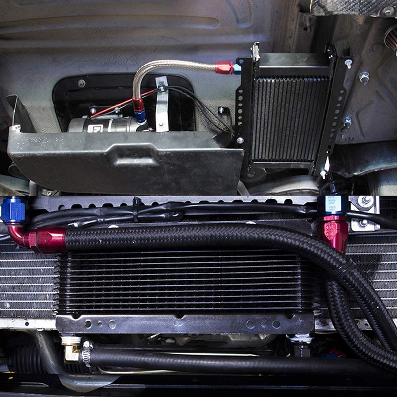 Racing Automotive an4 an6 an8 an10 an12 an16 an20 Nylon Stainless Steel Braided e85 Oil Cooler Fuel Line Rubber Hose