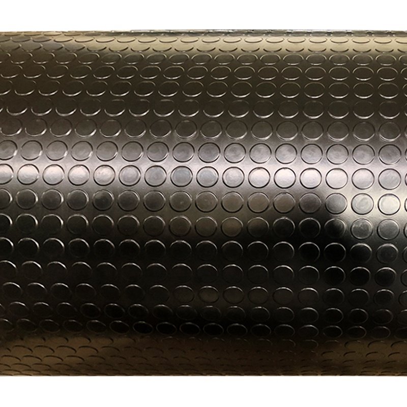 Different thickness 3mm, 4.5mm or 6mm Coin patterned Rubber Flooring Rolls Mats