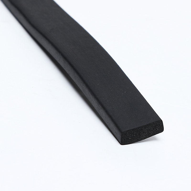 Rectangular Foam Strip EPDM Seal Flat pad Sponge Rubber Cord absorption sound noise dust proof sealing gasket sheet profile