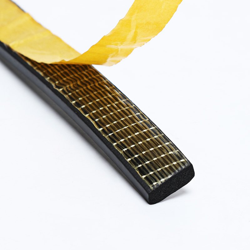 Rectangular Foam Strip EPDM Seal Flat pad Sponge Rubber Cord absorption sound noise dust proof sealing gasket sheet profile