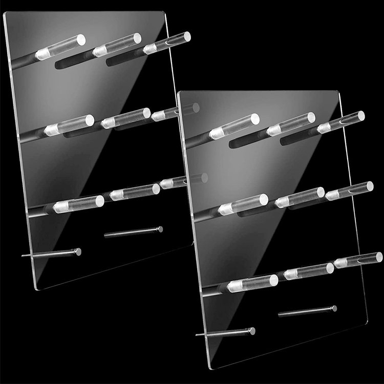 10X78mm Crystal Peg Rod With Screw For Donut Display Custom Clear Acrylic Wall Mount Reusable Doughnut Pegs