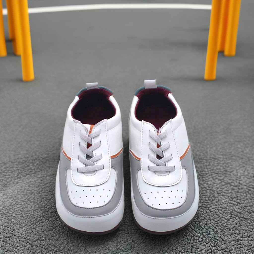Fashion comfortable wide toe box barefoot wide fit minimalistic flat bottomed casual girl boys baby toddler kids glitter shoes