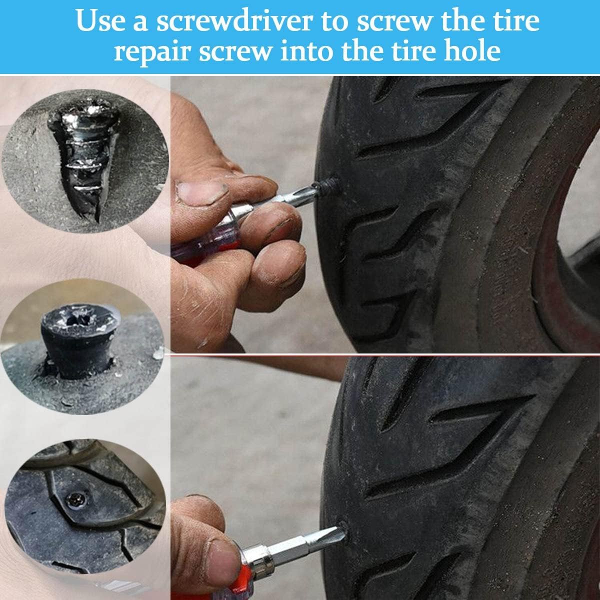 Automotive Tires Electric Vehicles Motorcycles Universal Tire Repair Nails Vacuum Tire Repair Rubber Nails