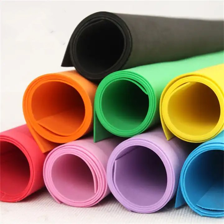 Custom size 38 degrees to 70 degrees hardness foam sheets high density eva foam sheet 2mm 4mm 6mm 8mm 10mm foamed sheet