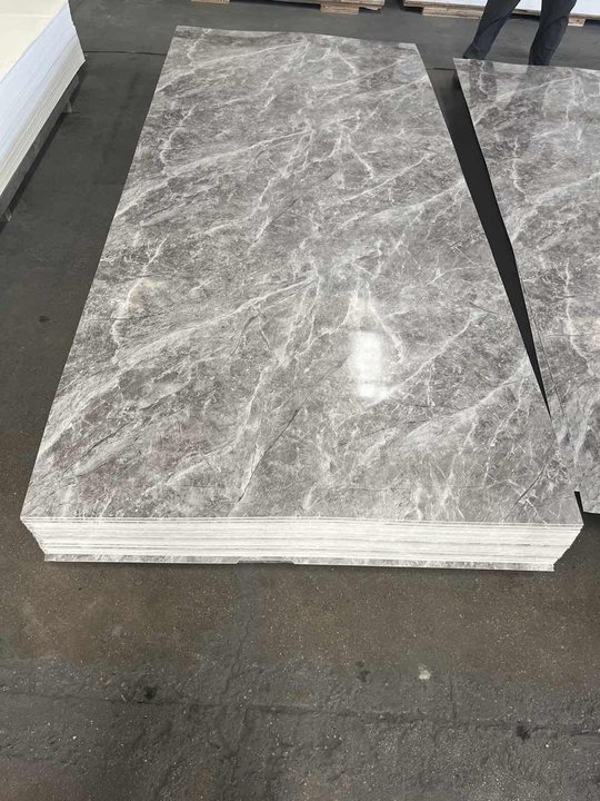 Lightweight PVC Marble Sheets UV Marble Wall Panel Easy Installation for DIY Home Projects Plastic Sheets