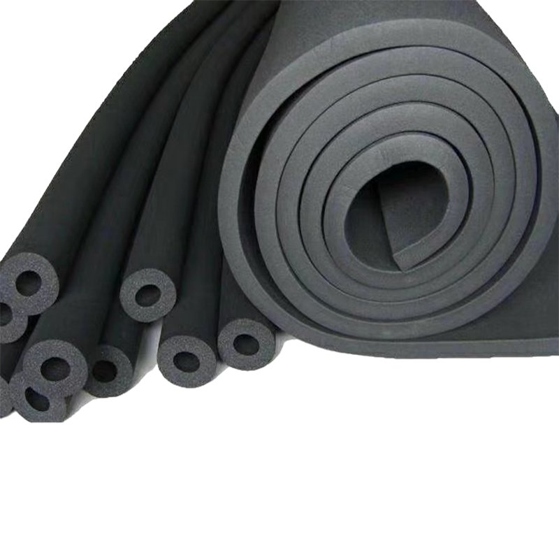 High quality 13 mm black nitrile polyvinyl chloride rubber foam board heat resistant sponge roll flame retardant