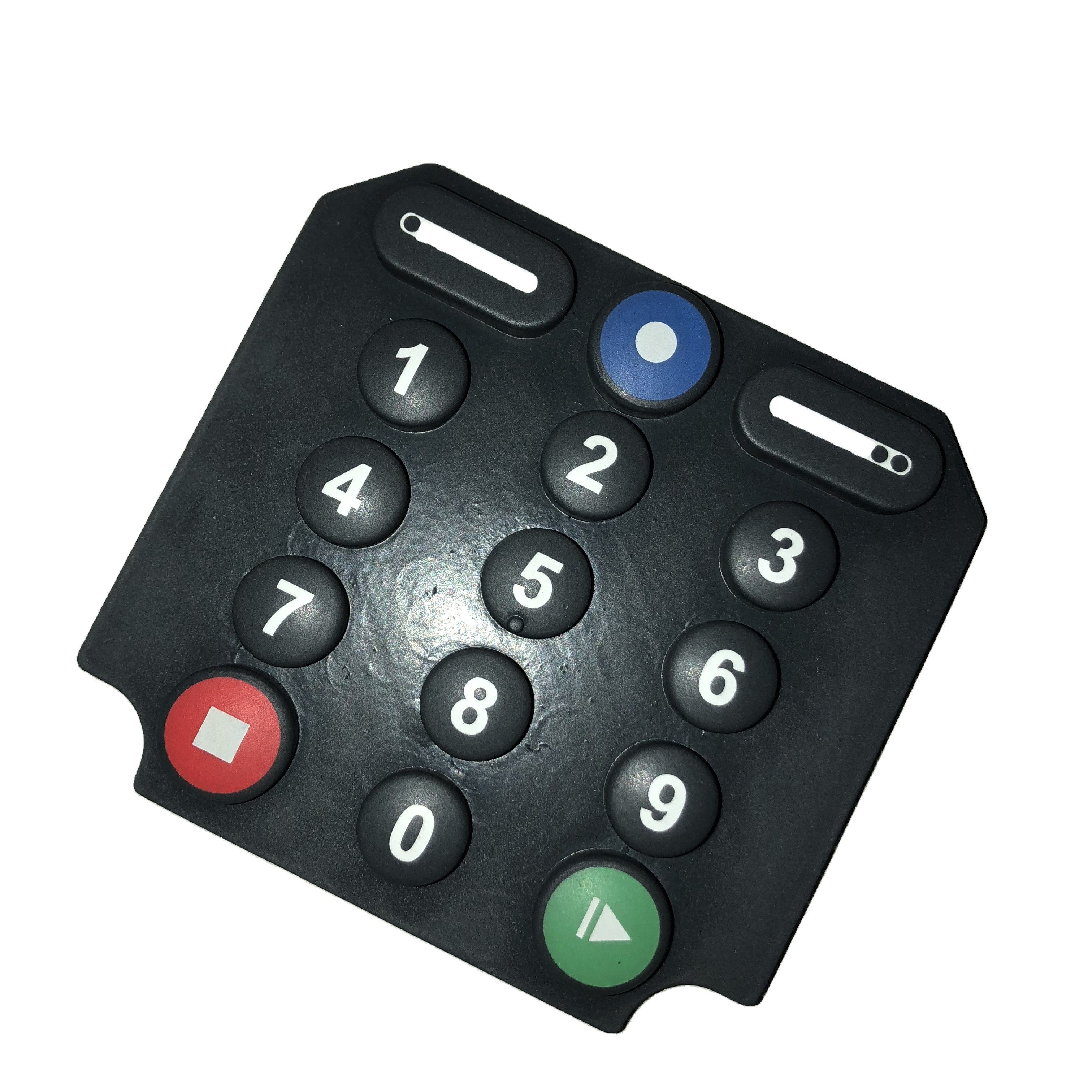 Push Button Supply All Kinds of Silicone Customized Pantone Silicone Rubber Keypad Custom Calculator