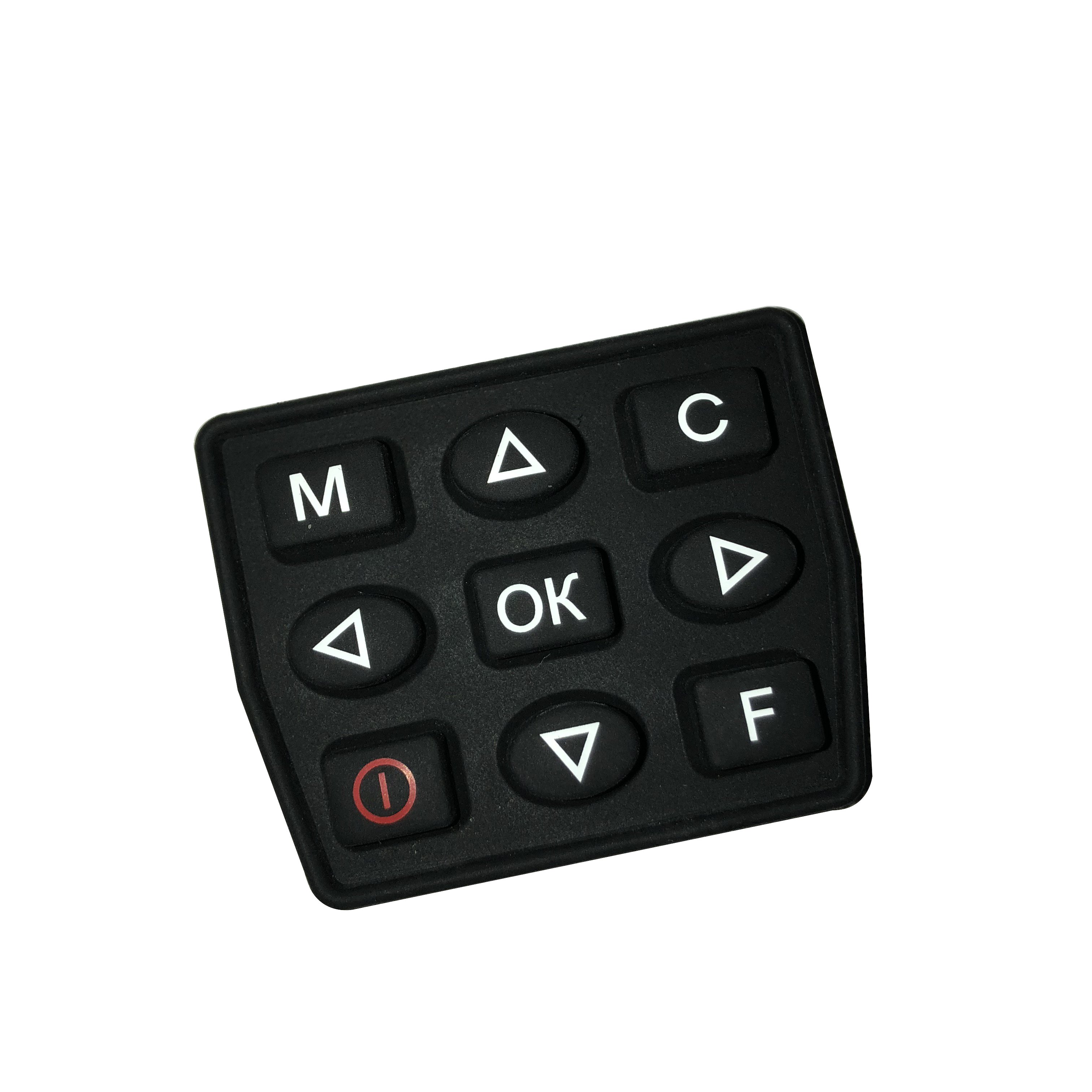 Push Button Supply All Kinds of Silicone Customized Pantone Silicone Rubber Keypad Custom Calculator