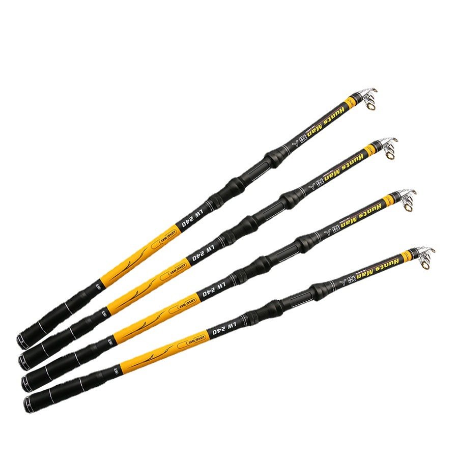 High Quality 3m 3.6m Super Light Long Handle Carbon Fiber spinning Fishing Rod