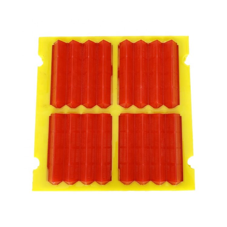Hot selling polyurethane rubber screen panel mesh with linear circular trommel banana vibrating sieve shaker machine Separator