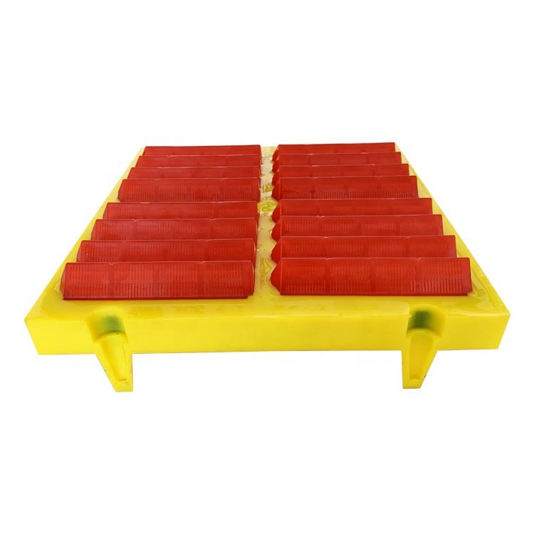Hot selling polyurethane rubber screen panel mesh with linear circular trommel banana vibrating sieve shaker machine Separator
