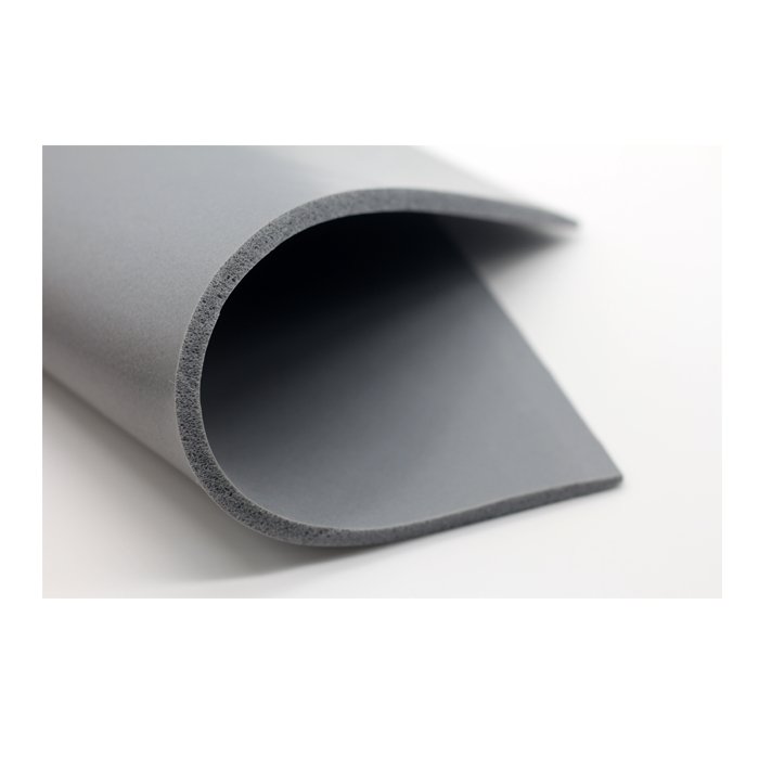 Grey Soft Sponge Foam Heat Insulation Sheet Silicone Rubber Foam Pad For Wall