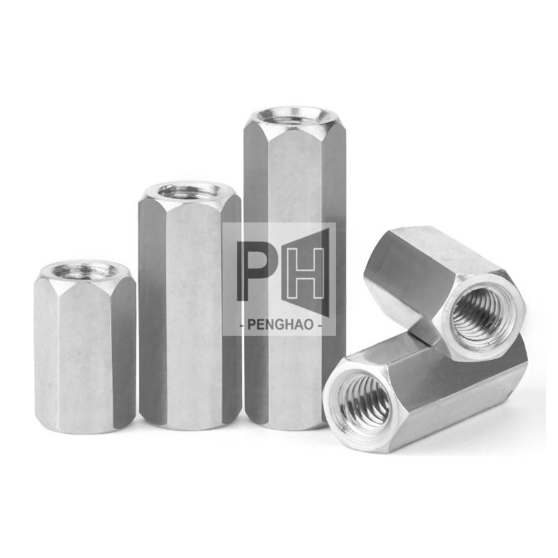 M2 M2.5 M3 M4 M5 M6 M8 M10 M12 Long Rod Coupling Hex Nut Bolt 304 Stainless Steel Hex Standoff Spacer