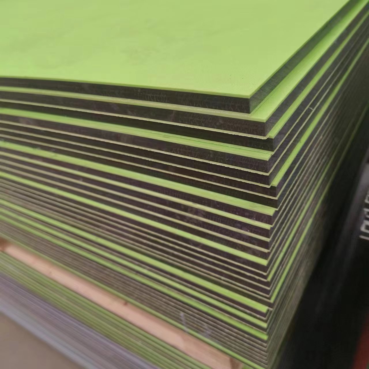 High density polyethylene board high temperature and corrosion resistant double leather grain board PE frosted board