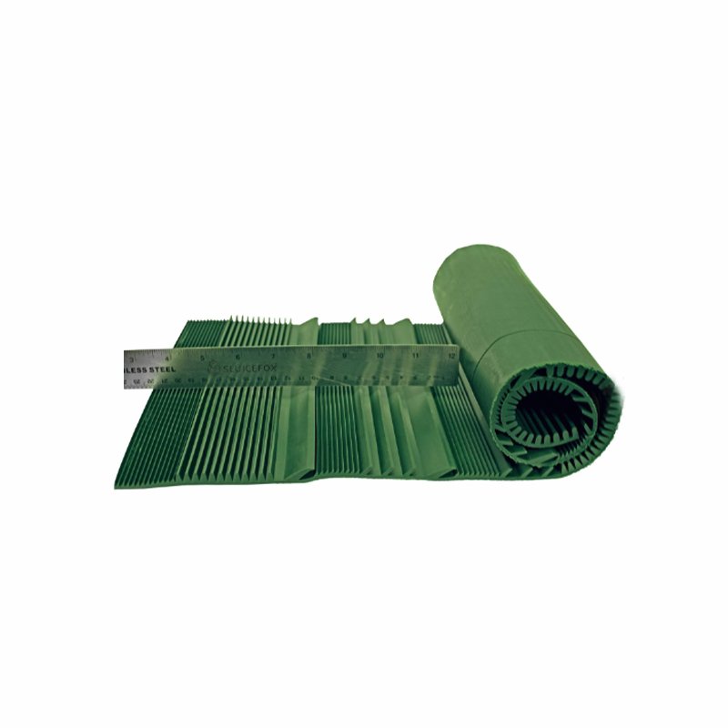 3 in 1 green riffled TPR sluice box matting riffled TPR light weight sluice box matting for gold