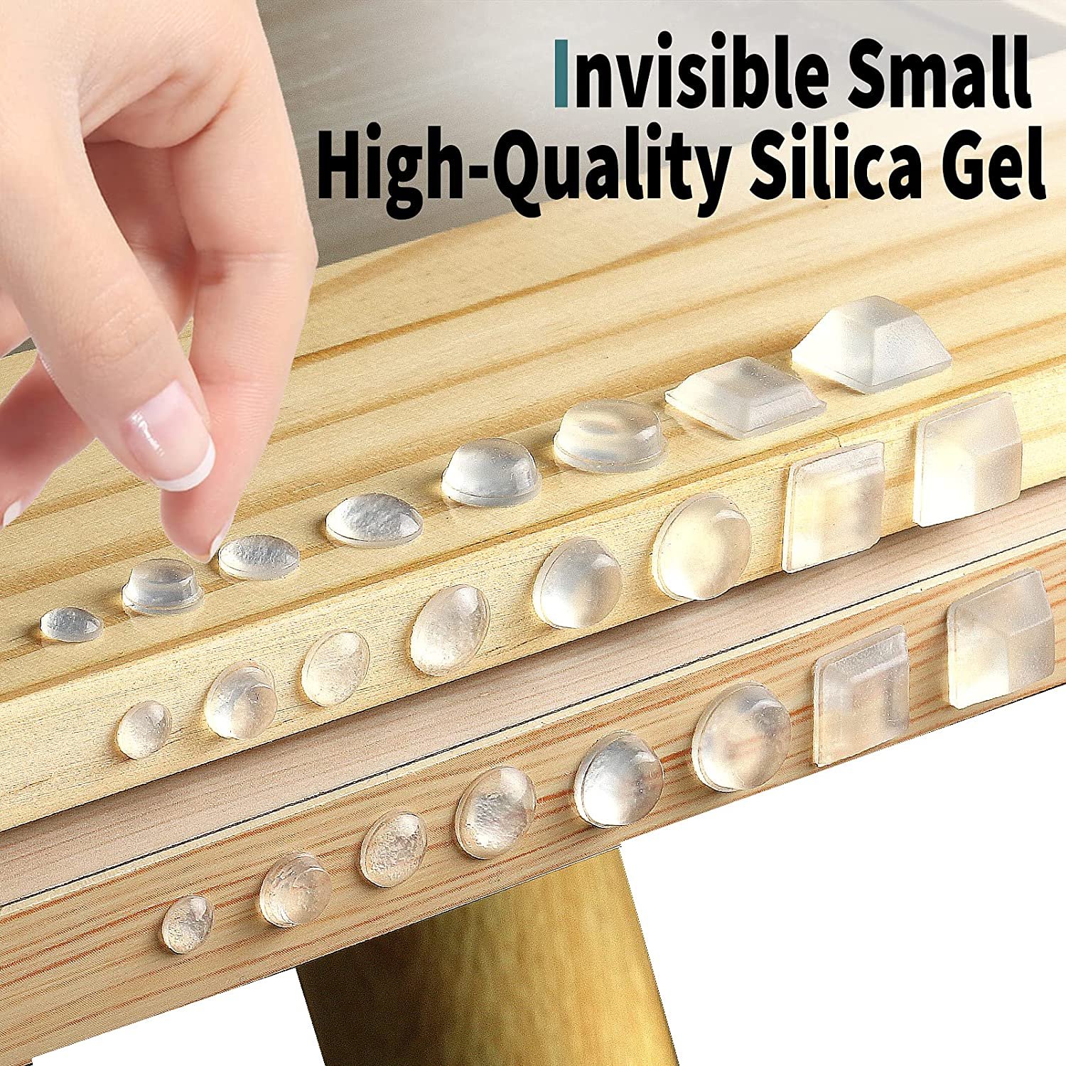 Hemisphere Bumper Non-Skid Self Adhesive Sound Isolation Rubber Silicone Feet Vibration Absorption Pads for furniture