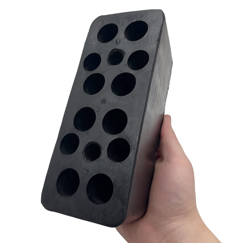 Customization Truck Trailers Rear Buffer Pad Rectangular Molded Rubber Buffer Bump Block Black Rubber Dock Bumpers