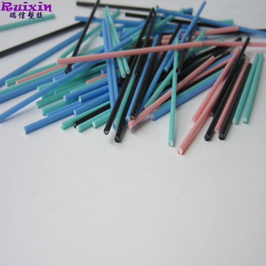 Thin stick small plastic rod 2mm diameter customized color short cutting