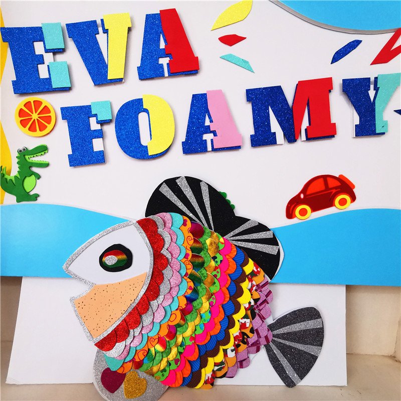 Ever Bright 1mm to 2mm thick Goma Eva Foam Sheet Craft Eva Foam for Kids DIY