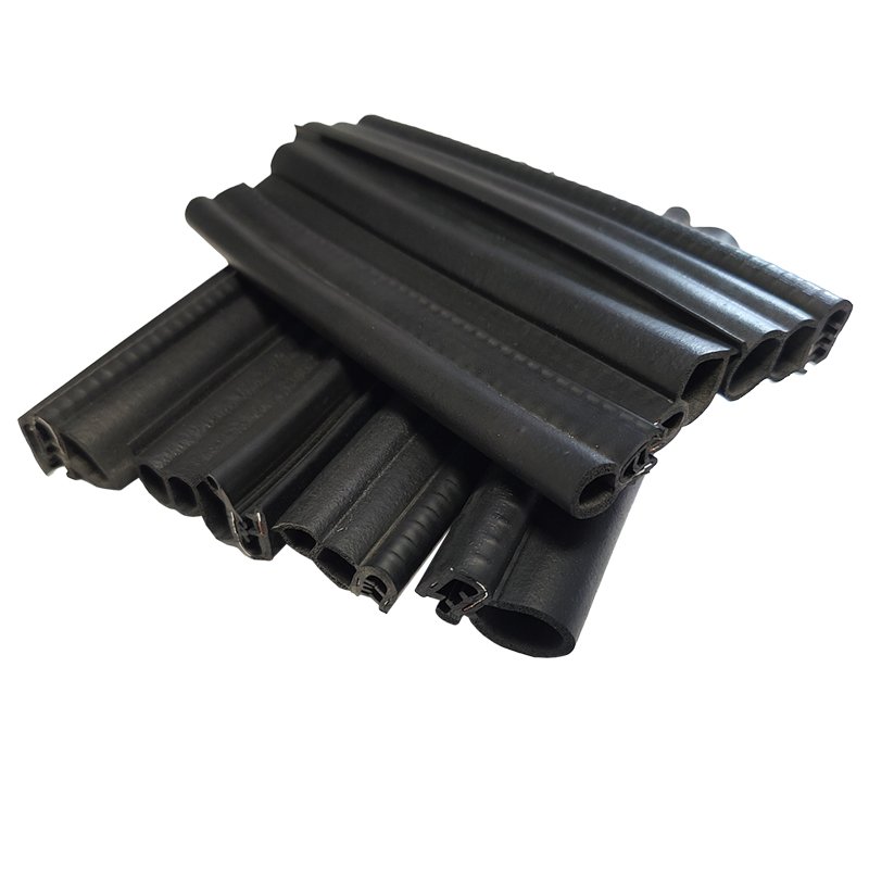 Soft And Hard Composite Car Door Window Rubber Seal Epdm Black Profile Seal