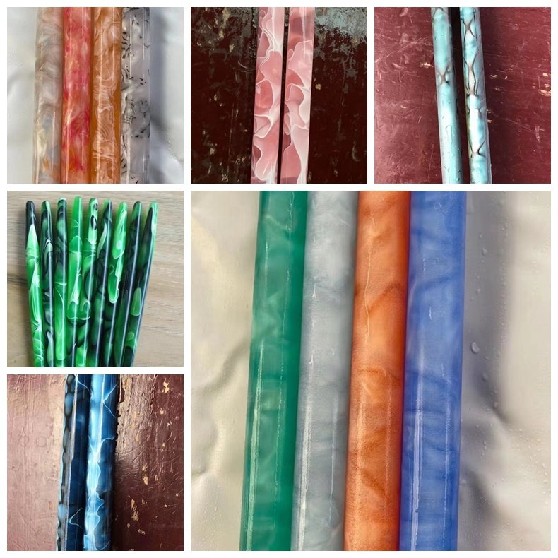LANDU Applications Drawing Plastic Modling Type China Manufacturer's 200mm diameter Clear Plastic Acrylic Rod