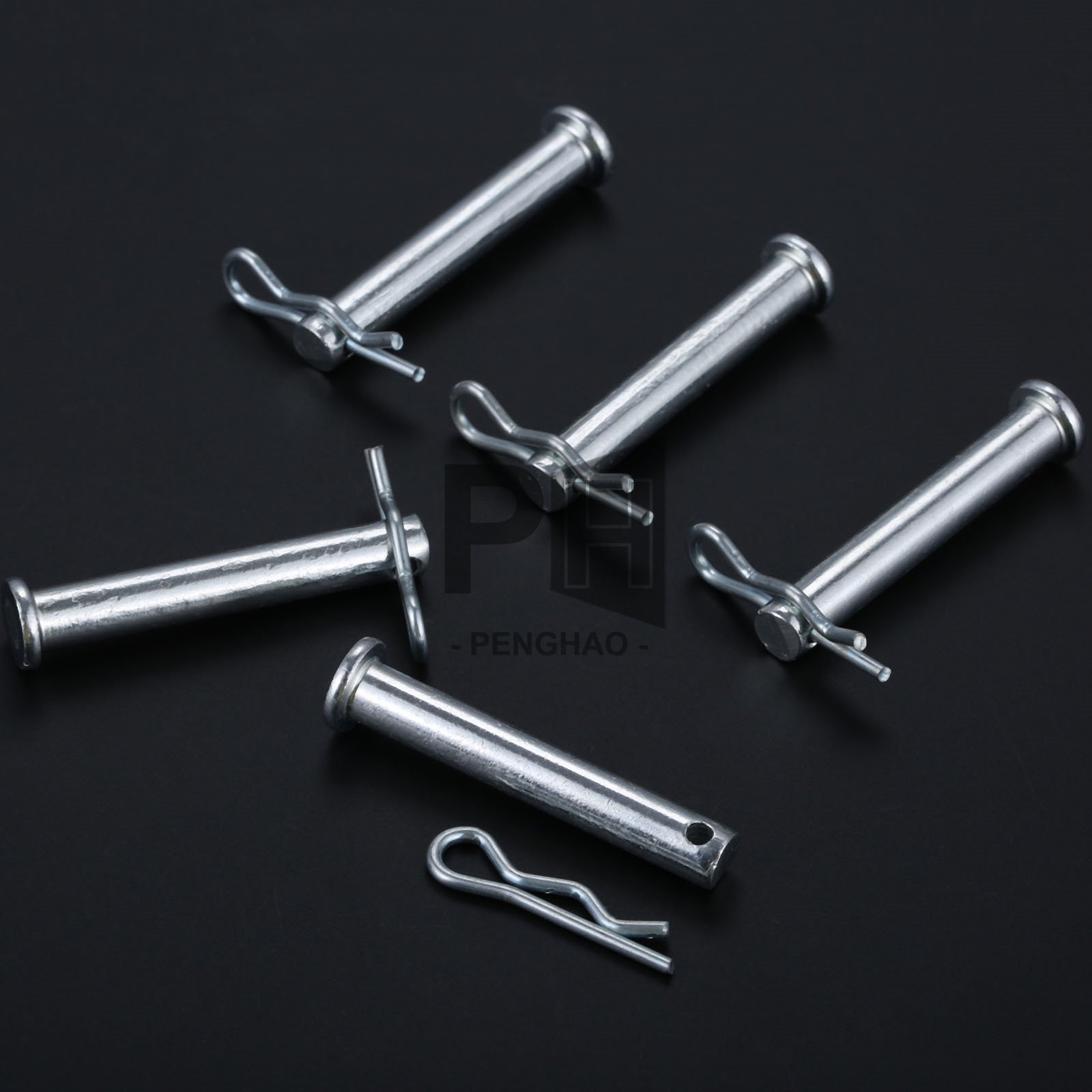 Stainless Steel Clip Hitch Pins M8*50mm Cylindrical Dowel Pin For Air-cooled Diesel Engine Farm Agricultural Machine Repair