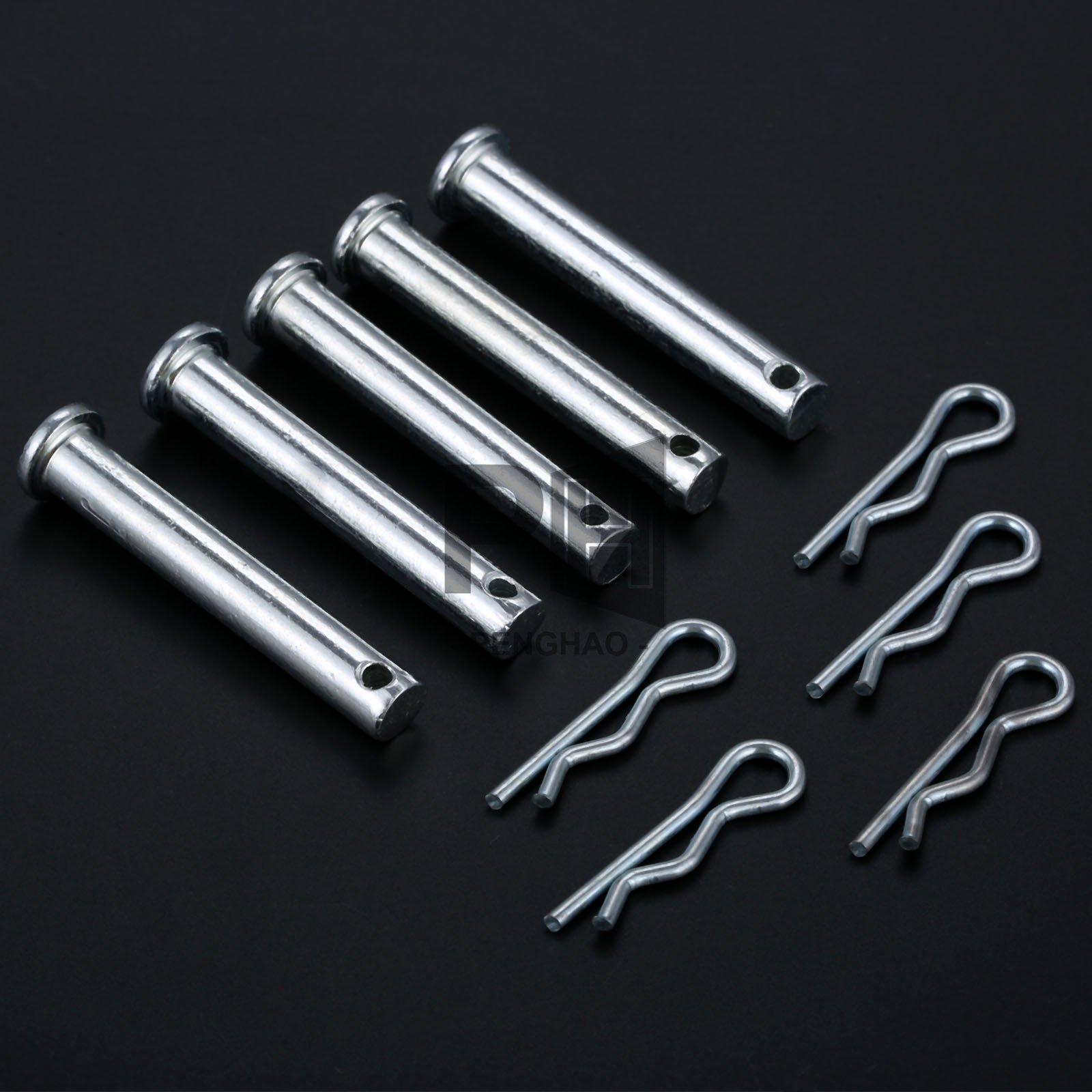 Stainless Steel Clip Hitch Pins M8*50mm Cylindrical Dowel Pin For Air-cooled Diesel Engine Farm Agricultural Machine Repair