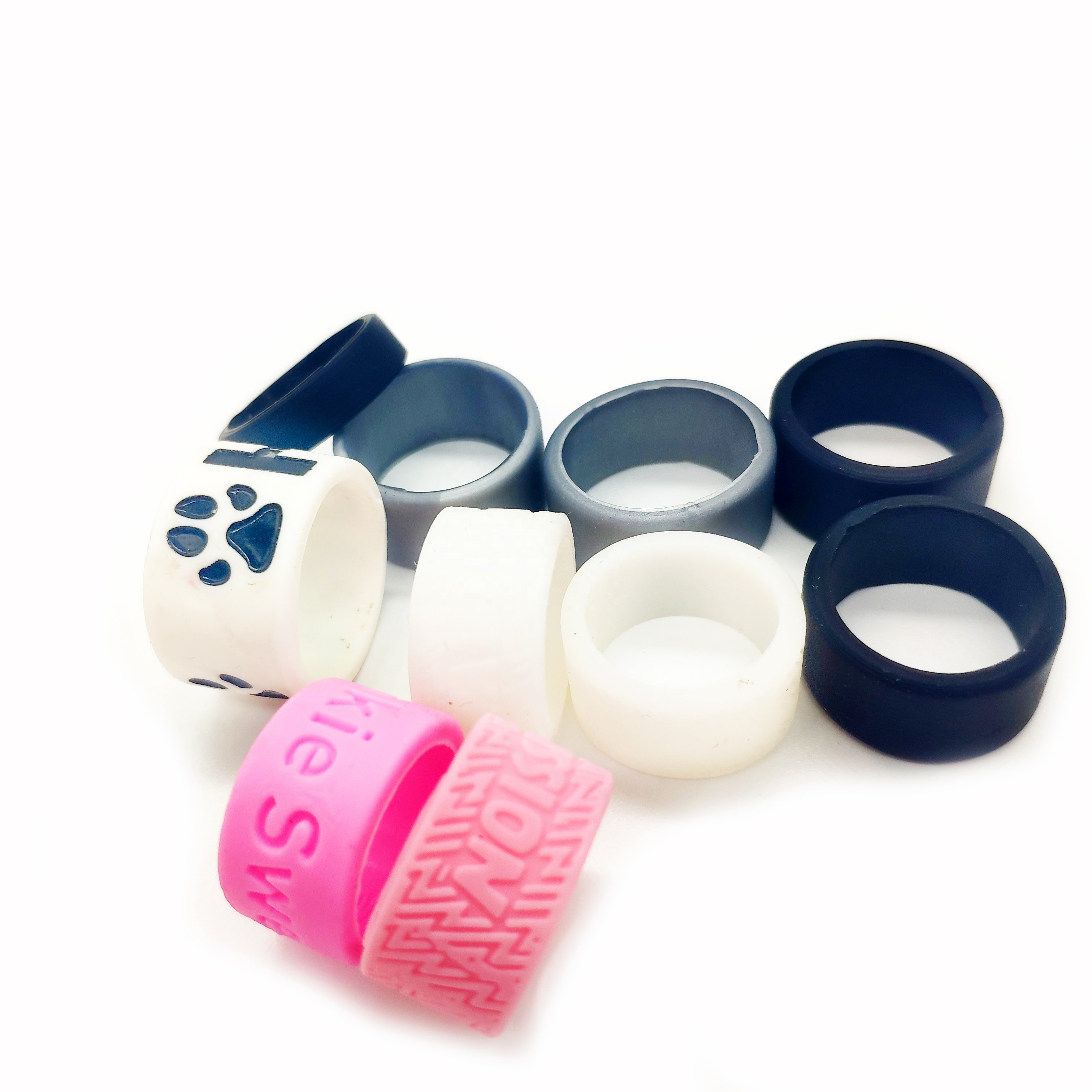 JF Eco-friendly custom promotion silicone rubber wedding ring band protectors bands silicone rings men