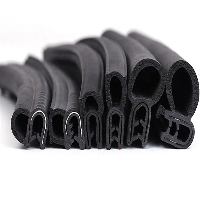 High quality rubber sealing strip EPDM car rubber door seal edge trim weatherstrips