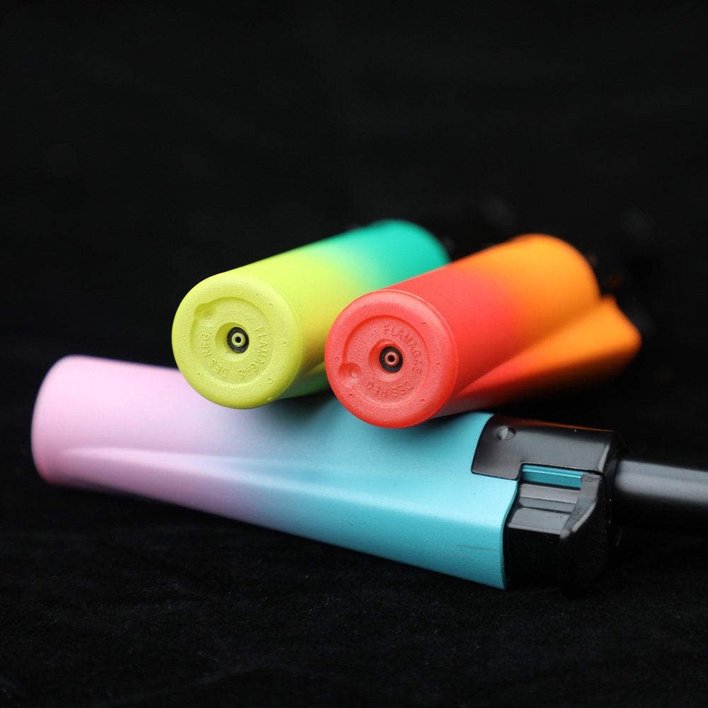 Cliffor Outdoor Long Rod Safety Igniter Stainless Steel Long Neck Press Ignition Inflatable Windproof Kitchen Stove Lighter
