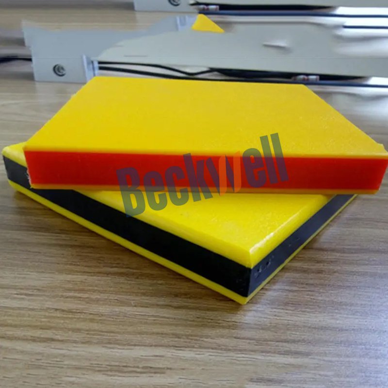 Factory custom Dual color colorcore HDPE plastic sheet playground PE300 board sign board