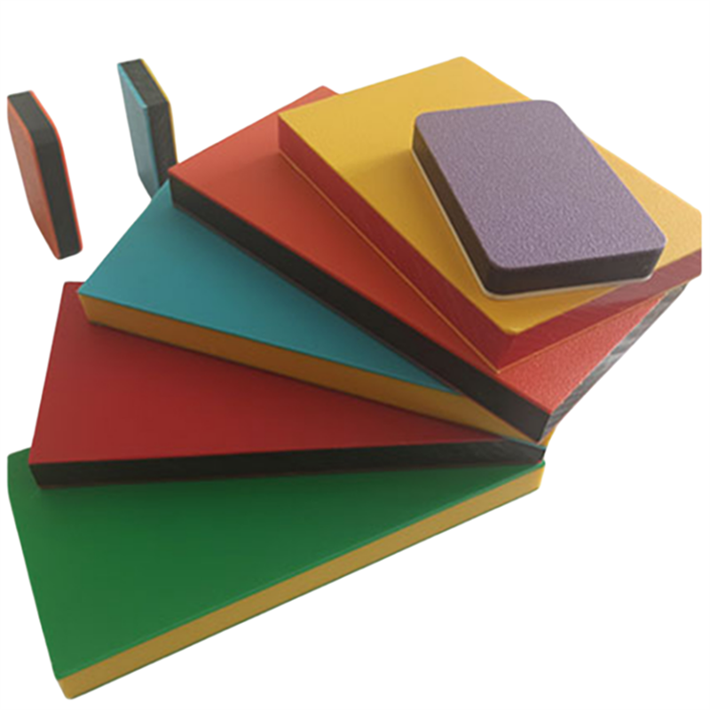Factory custom Dual color colorcore HDPE plastic sheet playground PE300 board sign board