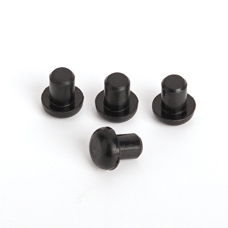 Custom Automotive High-Temperature Dotted Silicone Rubber Stopper Molding and Cut to Seal for Vents and Hoses