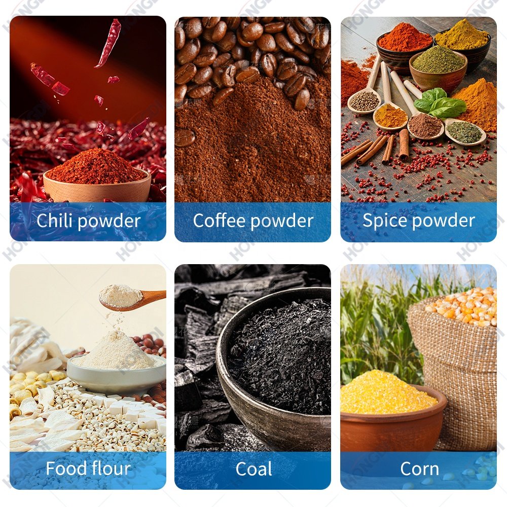 Tooth and Claw Grinding Spices Grain Wheat Dried Chillies Grinding Stainless Steel Pulverizer