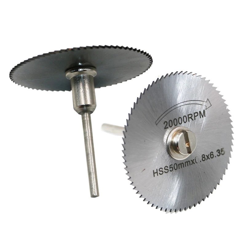7pcs Set Mini Hss Cutting Disc Rotating Drilling Tool Accessories Hoja De Sierra Wood Plastic And Aluminum Circular Saw Blade