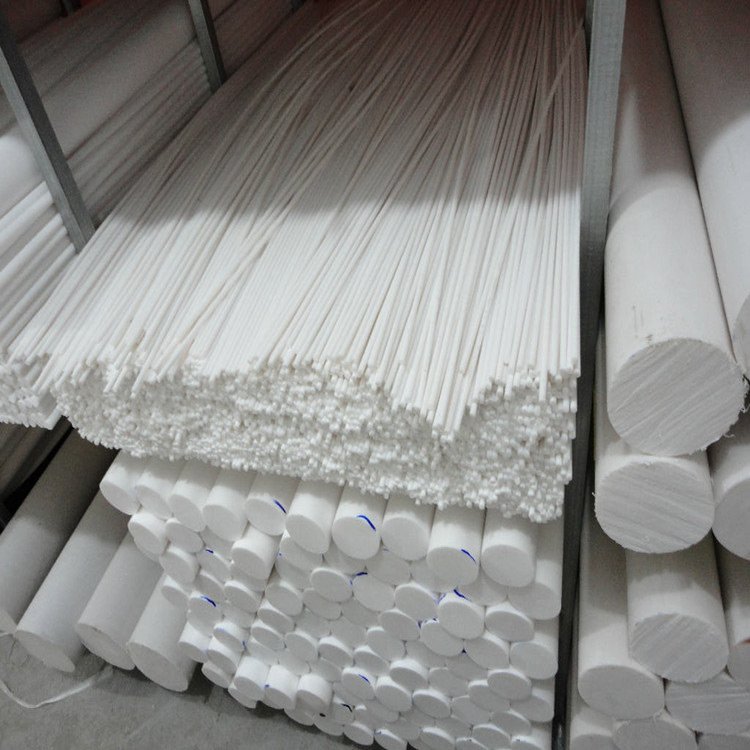 High Temperature Resistant White Solid Plastic Rod Heat Resistant Ptfe Bar