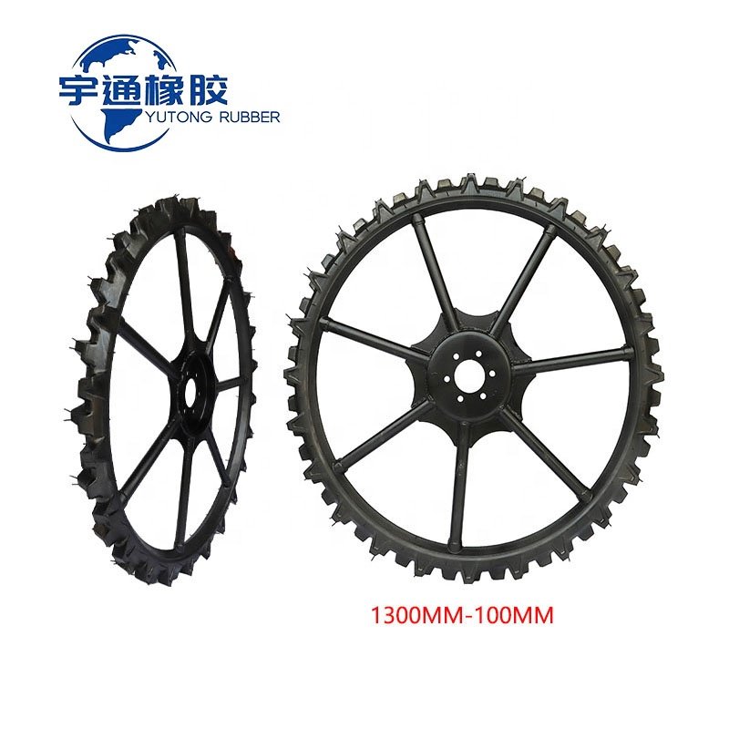 1300*100mm 1800*100mm 1800*160mm 1.3m 51inch height Yutong design agricultural solid rubber rice transplanter boom sprayer tyres