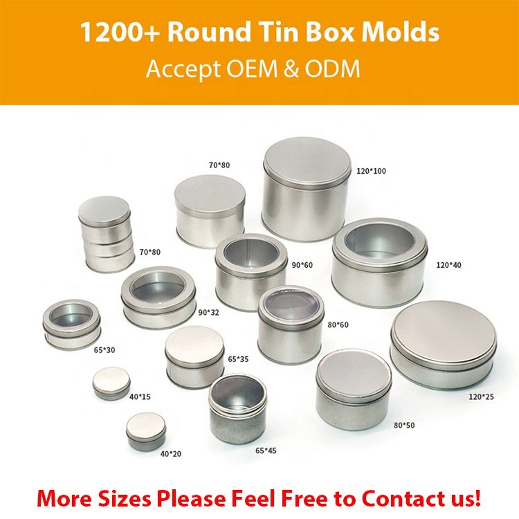 XPD Empty Christmas Tin Canister With Handle Square Aroma Candle Pot Candy Box Metal Packing Box Coffee Bean Tin Cans
