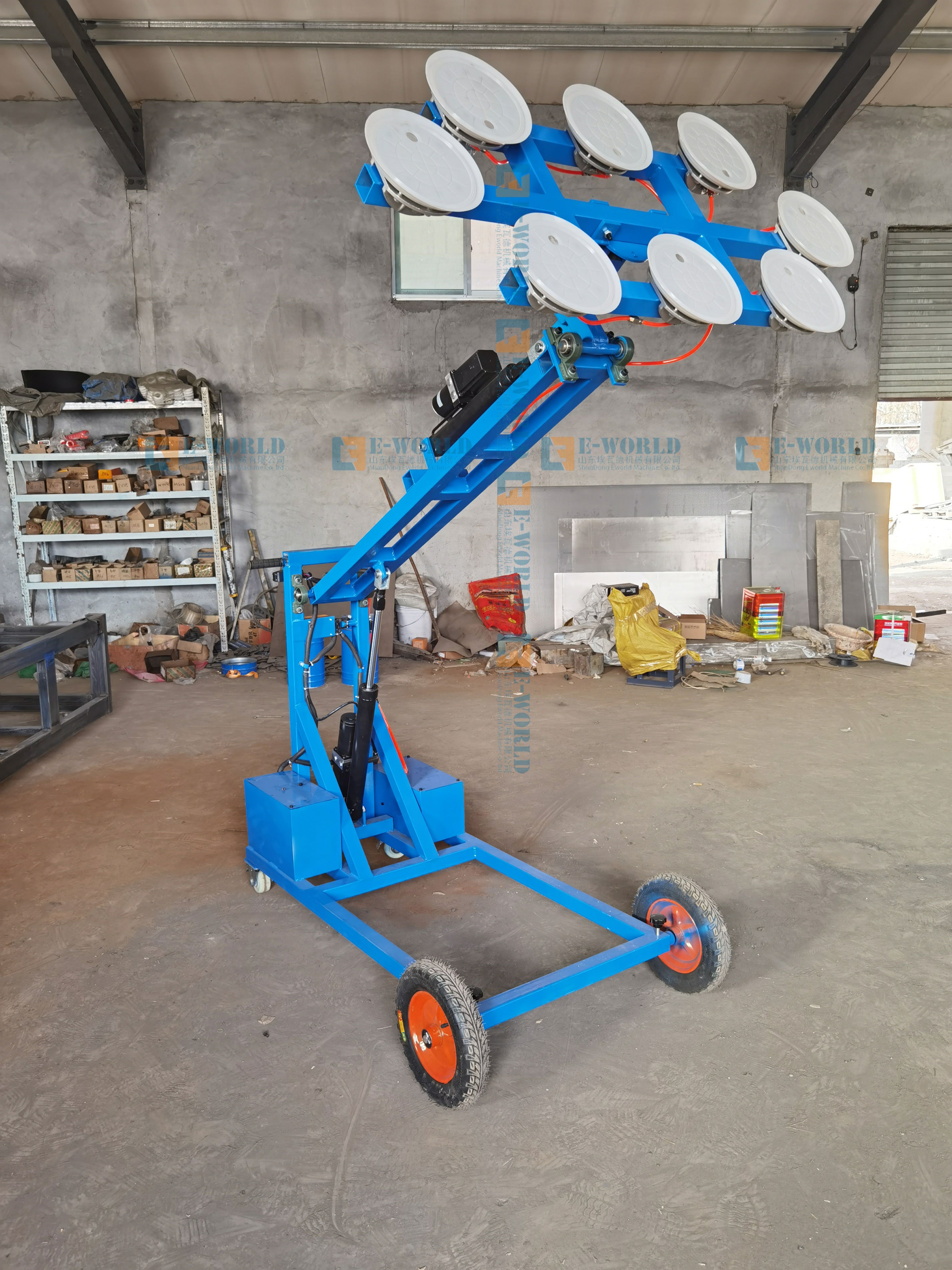 Latest technology GLR400 GLR300 glass lifter vacuum glass lifting equipment 8 PCS/6PCS suction glass lifter