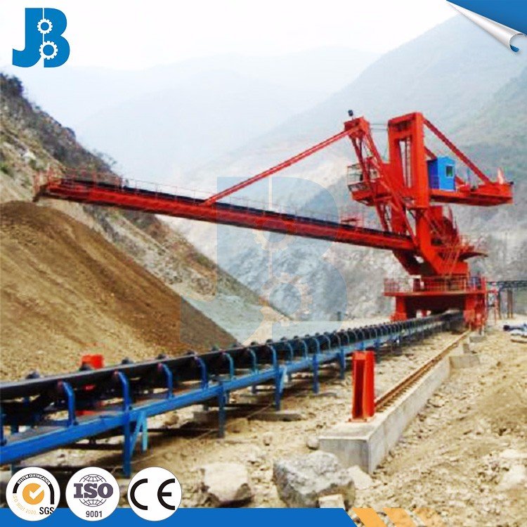 Professional custom large tripper rubber belt conveyor for stone material handling