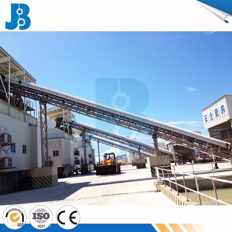 Professional custom large tripper rubber belt conveyor for stone material handling