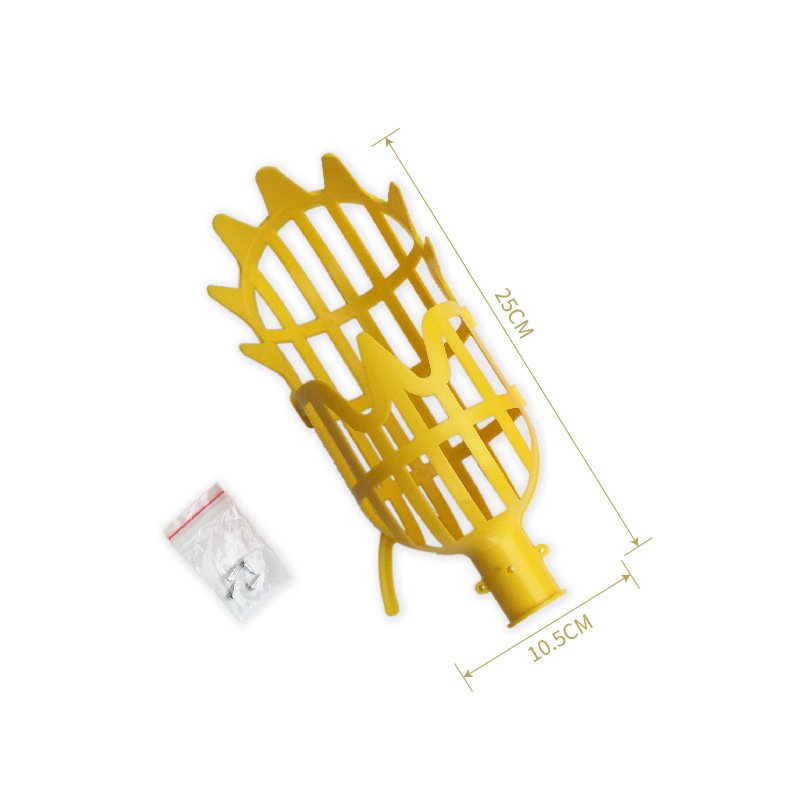High-Altitude Fruit Picker Loquat Bayberry Persimmon Orchard Picking Tools Including Mango Collector Fruit Picker Baskets