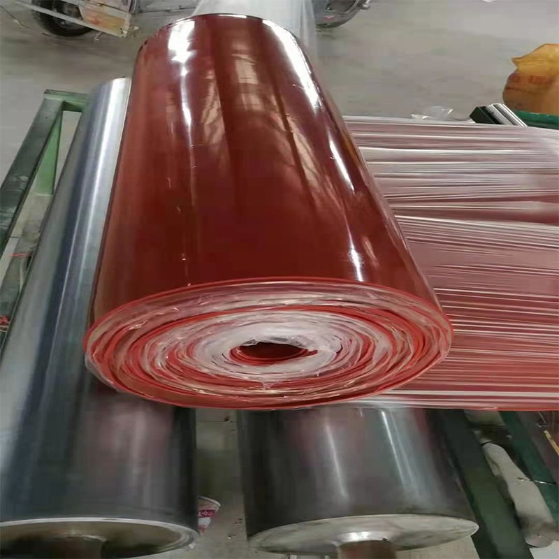 Non-toxic food and pharmaceutical industry liner colors and Transparent high temperature silicone rubber sheet in roll