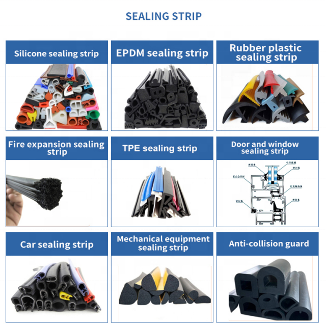 Factory PVC U profile rubber car sealing rubber strip Automotive car door edge trim decorative protection sealing strip
