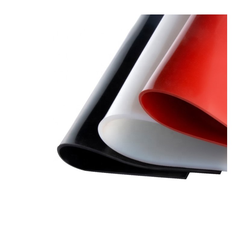 3mm 4mm 5mm Thin Soft Red White Silicone Rubber Sheet Price For Vacuum Press Machine