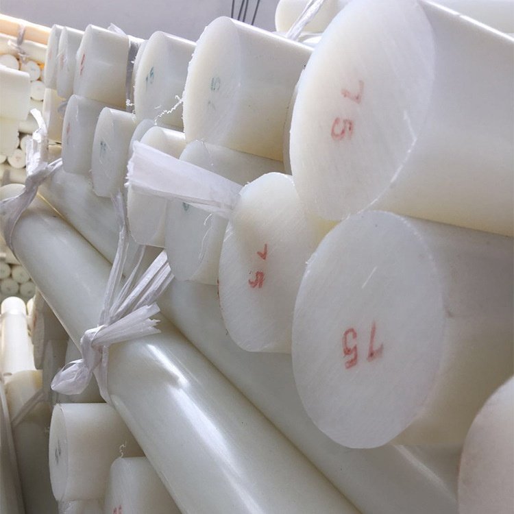 White PE rod 20-500mm polyethylene block pe sheet extruder plastic sheet